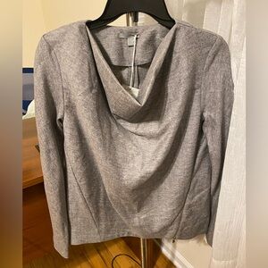 COS Gray Blouse